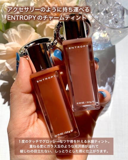 Charm Tint Base Blurry/ENTROPY/口紅を使ったクチコミ(2枚目)