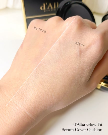 グロウフィットセラムカバークッション/ダルバ/クッションファンデーションを使ったクチコミ(4枚目)