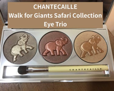 Walk for Giants Safari Collection Eye Trio/シャンテカイユ/パウダーアイシャドウを使ったクチコミ（1枚目）