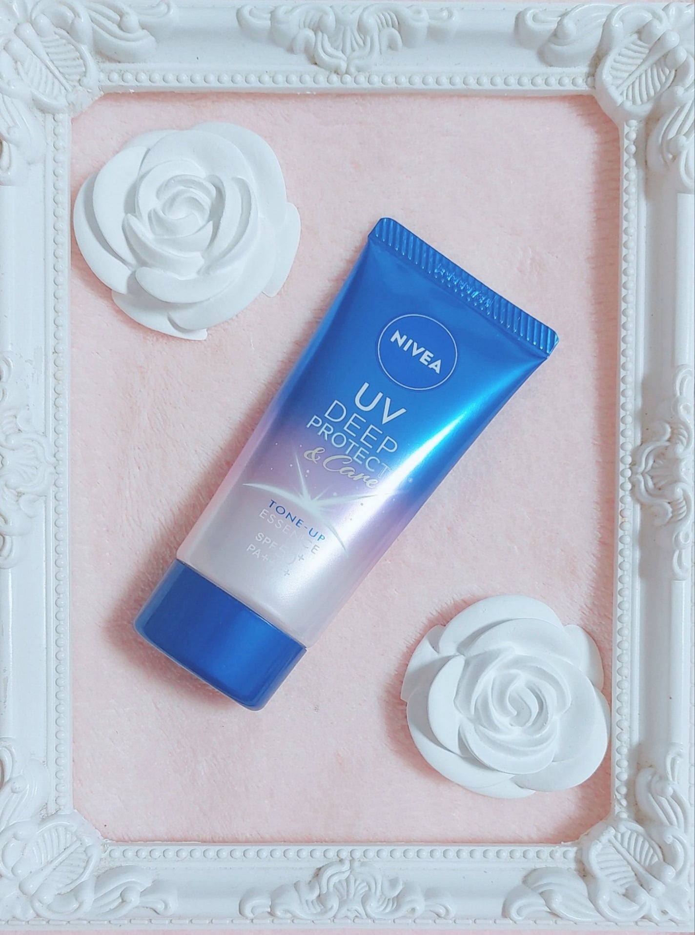 ニベアUV ディープ プロテクト&ケア トーンアップ エッセンス/ニベア/日焼け止めローションを使ったクチコミ(1枚目)