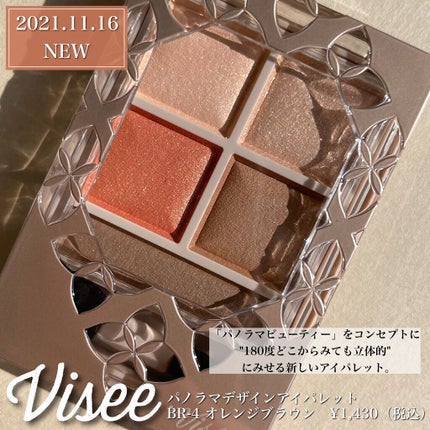 パノラマデザイン アイパレット/Visée/アイシャドウパレットを使ったクチコミ(2枚目)