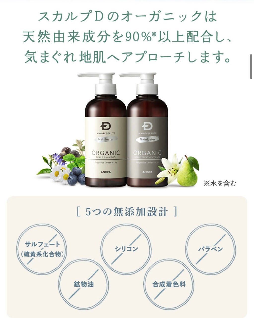 スカルプD ボーテ ナチュラスター スカルプシャンプー/トリートメントパック/アンファー(スカルプD)/シャンプー・コンディショナーを使ったクチコミ(4枚目)