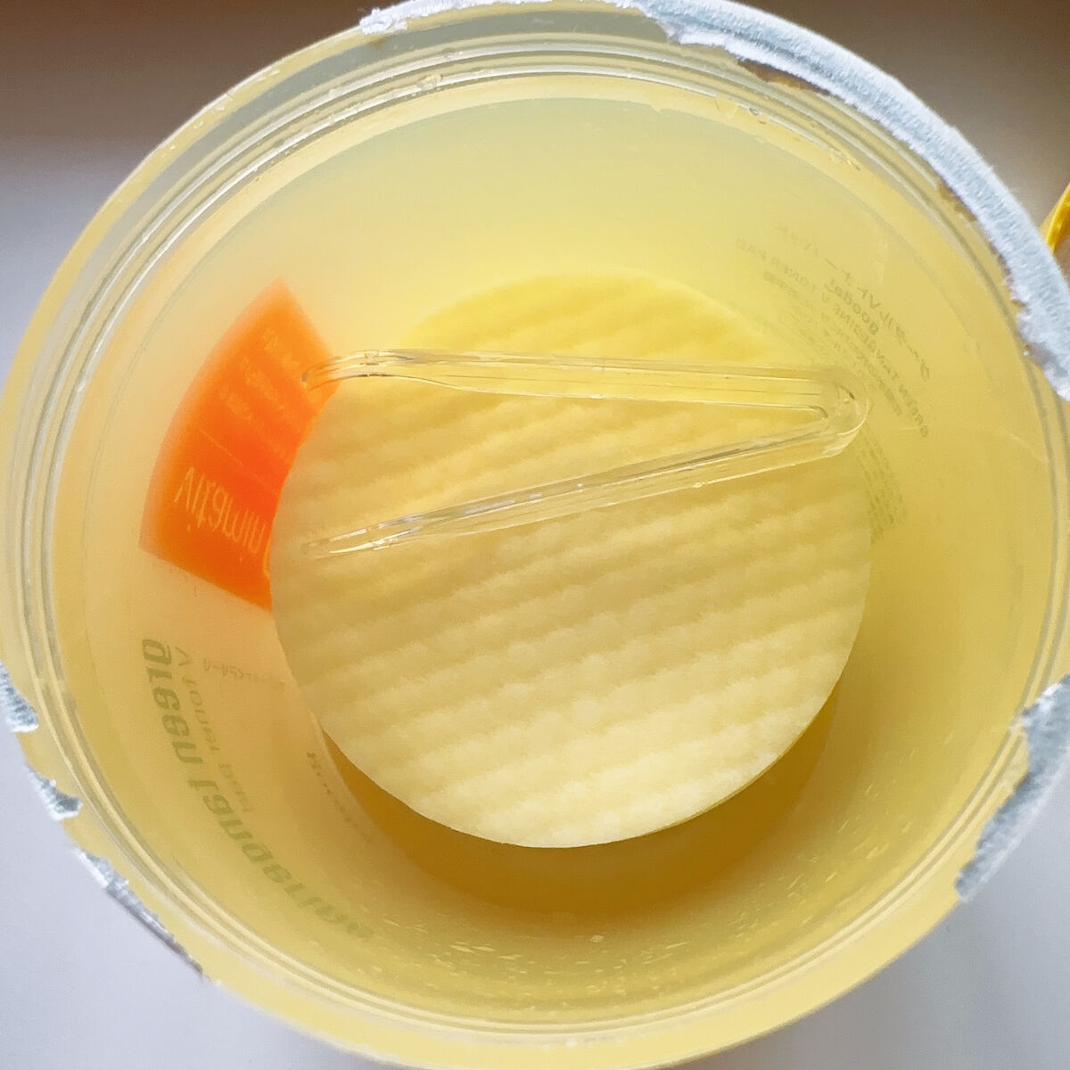 グリーンタンジェリン ビタCダークスポットケアパッド/goodal/トナーパッドを使ったクチコミ（3枚目）