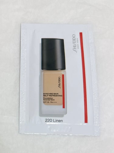 シンクロスキン セルフリフレッシング ファンデーション 220 Linen/SHISEIDO/リキッドファンデーションの画像