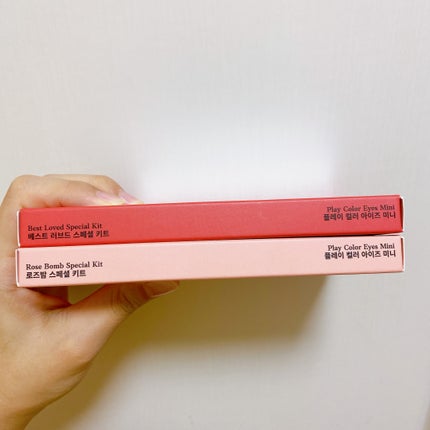 プレイカラーアイズミニ ベストラブ/ETUDE/アイシャドウパレットを使ったクチコミ(6枚目)