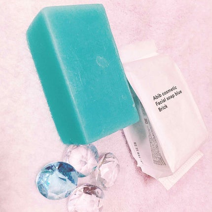 フェイシャルソープブリック ブルー/Abib /洗顔石鹸を使ったクチコミ(1枚目)