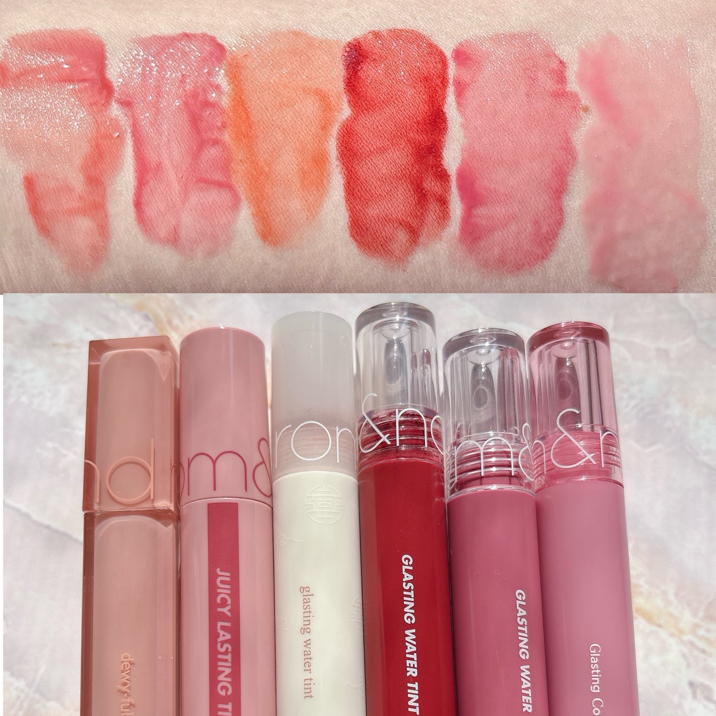 ジューシーラスティングティント/rom&nd/リップティントを使ったクチコミ(2枚目)