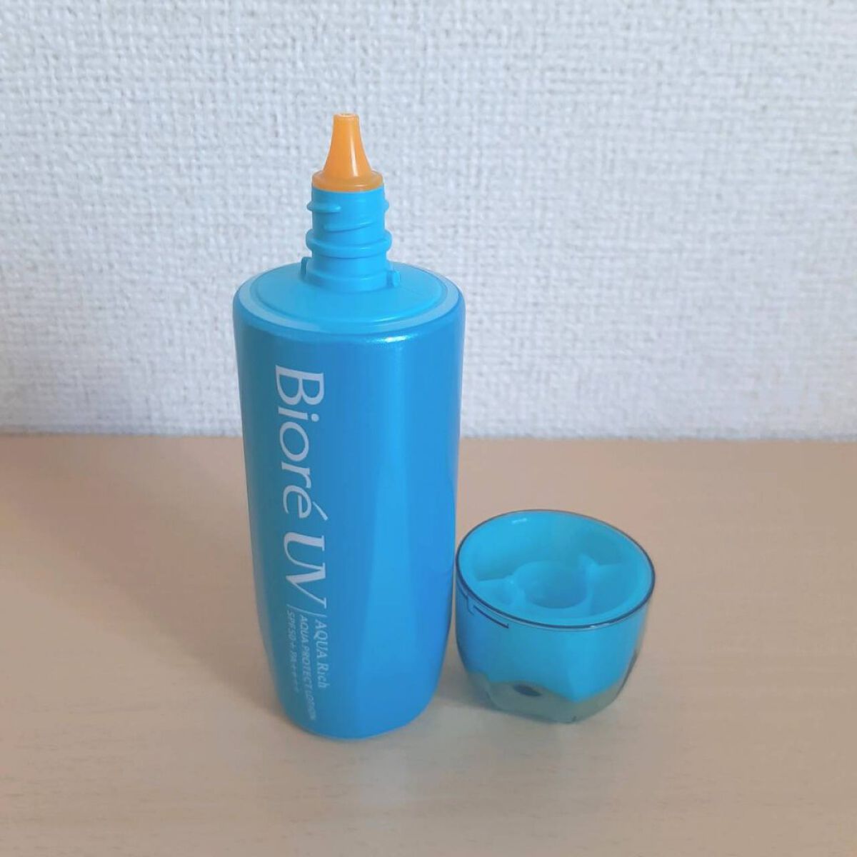 ビオレUV アクアリッチ アクアプロテクトローション(水層パック)/ビオレ/日焼け止めローションを使ったクチコミ(2枚目)