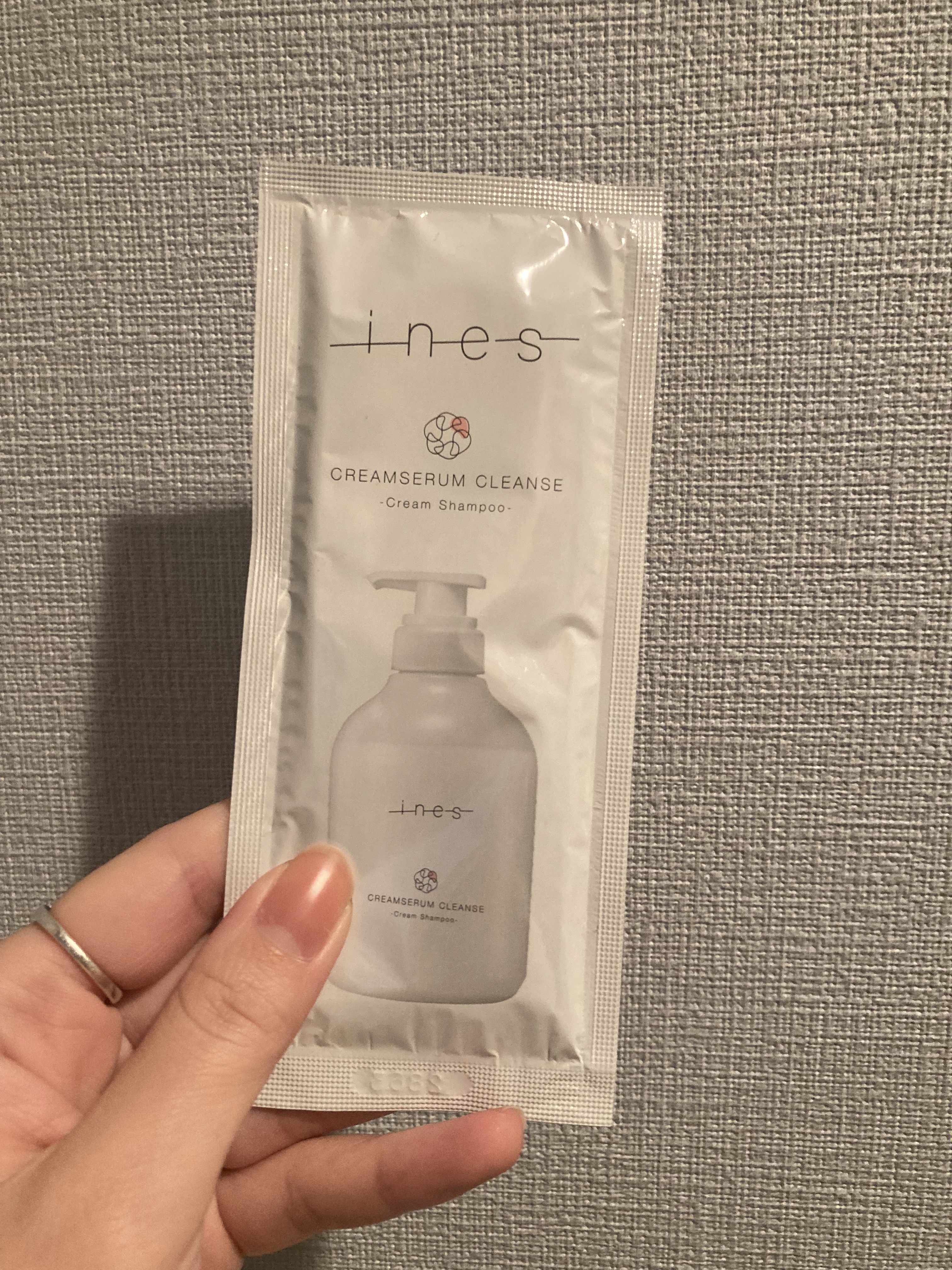 クリームセラム クレンズ お試し1回分（30ml）/ines/市販シャンプーを使ったクチコミ（1枚目）