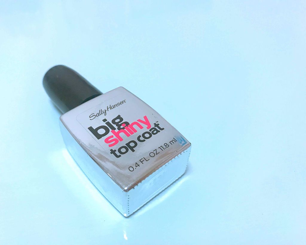 BIG Shiny Topcoat/Sally Hansen/マニキュアを使ったクチコミ（1枚目）