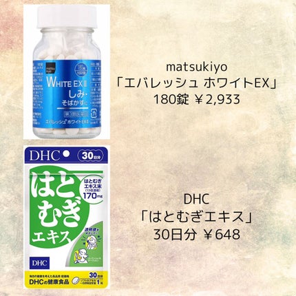 DHC はとむぎエキス/DHC/健康サプリメントを使ったクチコミ(2枚目)