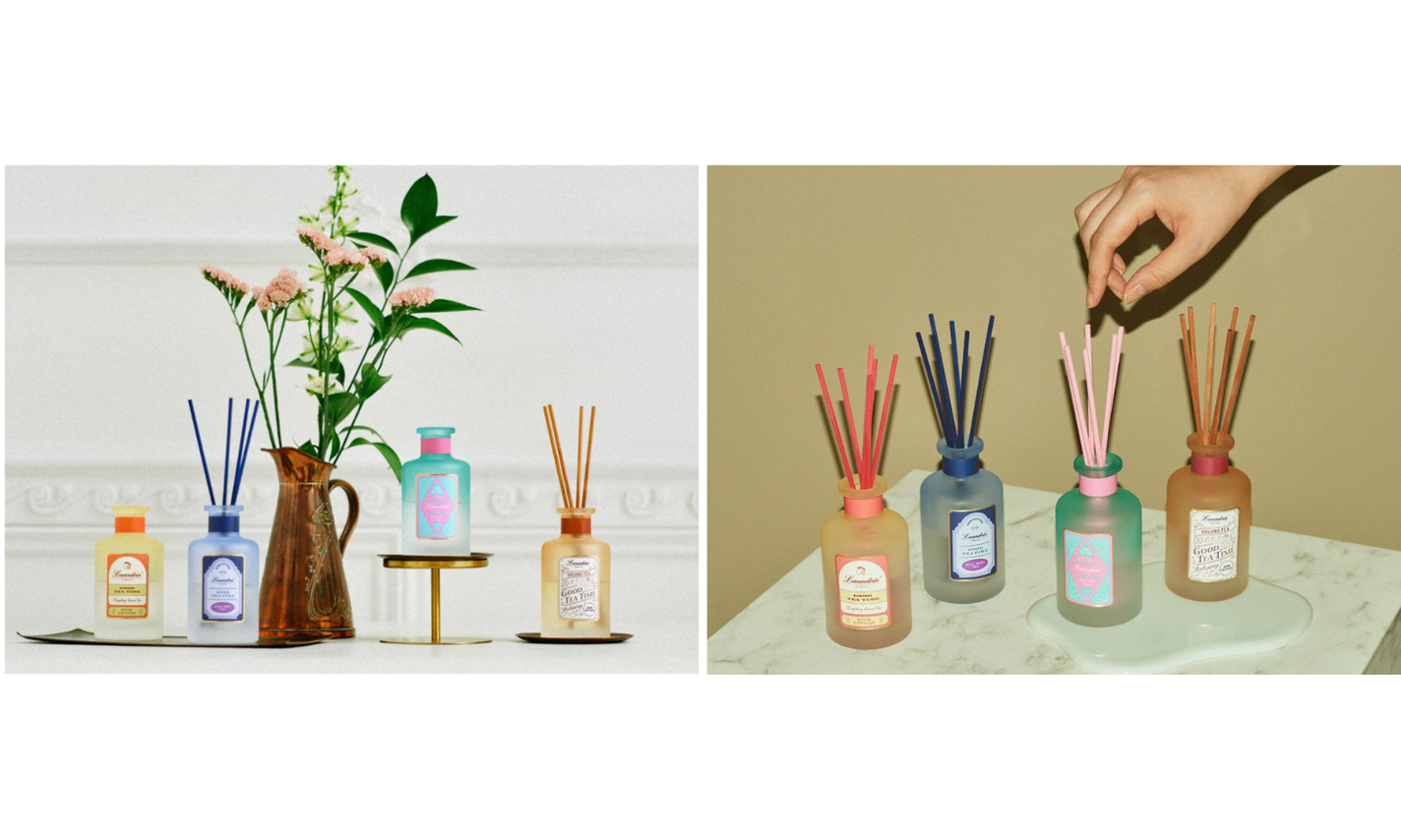 ランドリンの人気ティーフレグランス「GOOD TEA TIME」の4つの香りから「ルームディフューザー」が登場!のサムネイル