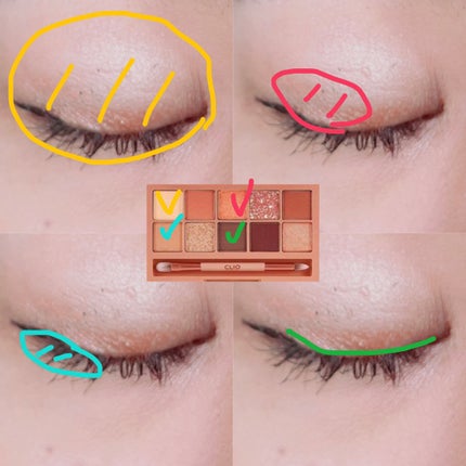 プロ アイ パレット/CLIO/アイシャドウパレットを使ったクチコミ(2枚目)