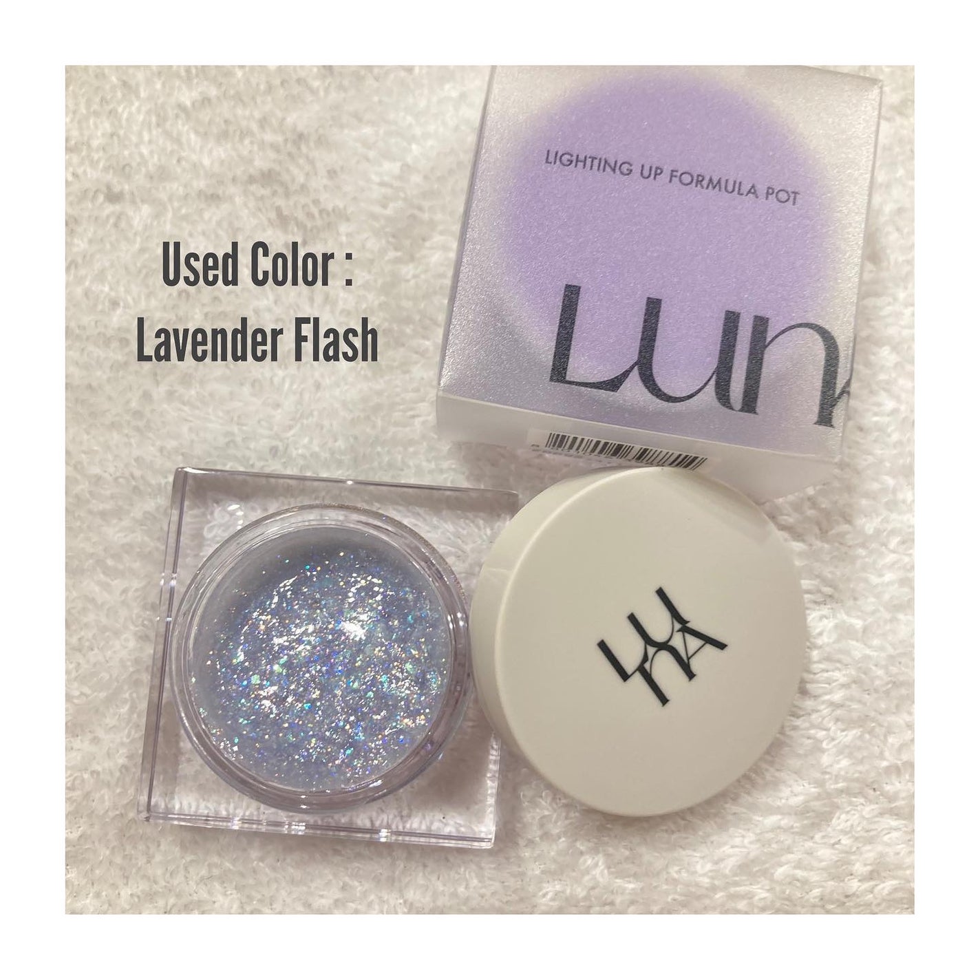 ライティングアップフォーミュラポット/LUNA/グリッターを使ったクチコミ(2枚目)