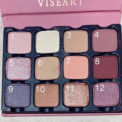 Paris EDIT Eye Shadow Palette/VISEART/アイシャドウパレットを使ったクチコミ(3枚目)
