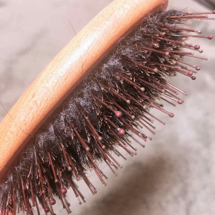 つやつや天然毛のミックスブラシ/マペペ/ヘアブラシを使ったクチコミ(2枚目)