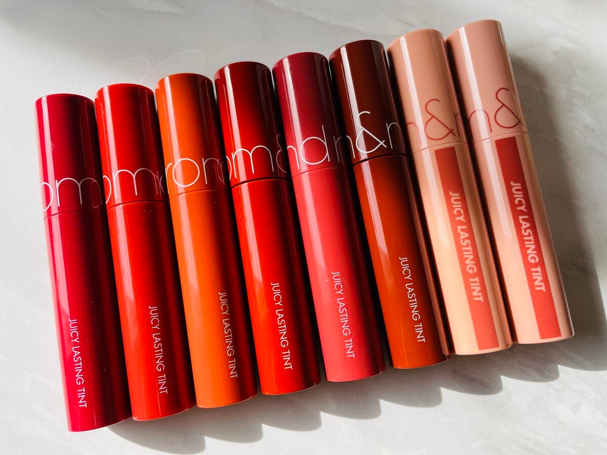 ジューシーラスティングティント/rom&nd/リップティントを使ったクチコミ(1枚目)