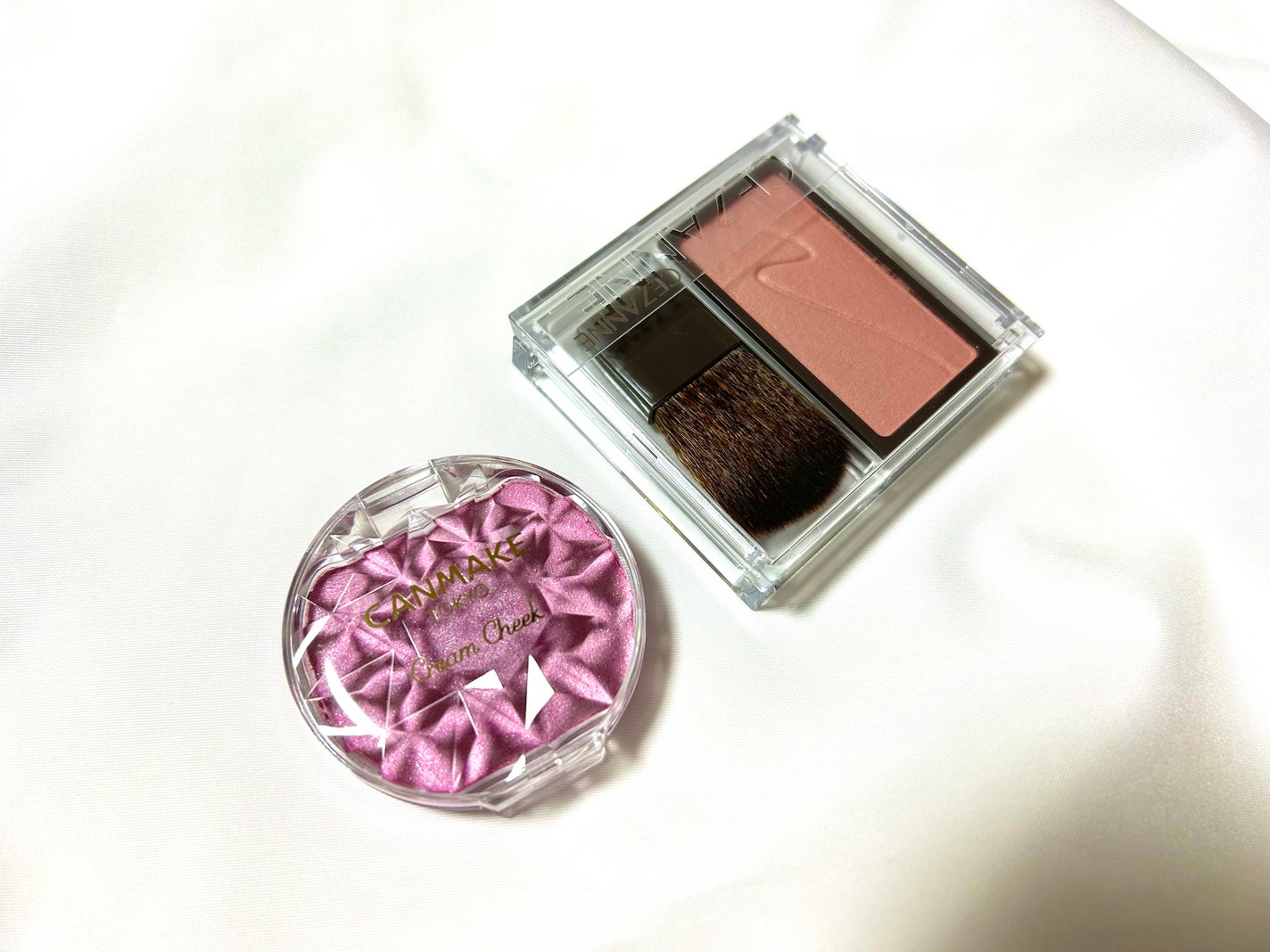 クリームチーク(パールタイプ)/キャンメイク/ジェル・クリームチークを使ったクチコミ(1枚目)