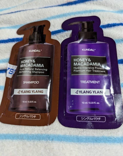 ハニー&マカデミアシャンプー/トリートメント  LA VIE EN RORE  /KUNDAL/市販シャンプーを使ったクチコミ(1枚目)