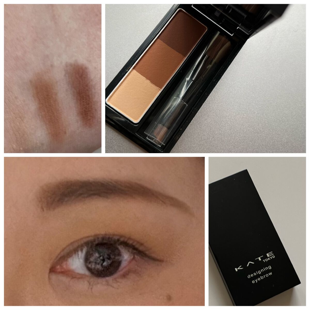 ケイト デザイニングアイブロウ3D/KATE/パウダーアイブロウを使ったクチコミ(2枚目)