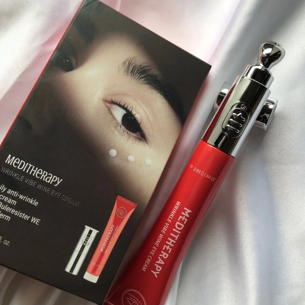 リンクルバイブワインアイクリーム/MEDITHERAPY/アイケア・アイクリームを使ったクチコミ(1枚目)