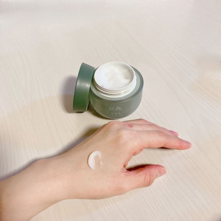 ピュアアルテミシア カーミングウォータークリーム/HANYUL(ハンユル)/フェイスクリームを使ったクチコミ(2枚目)