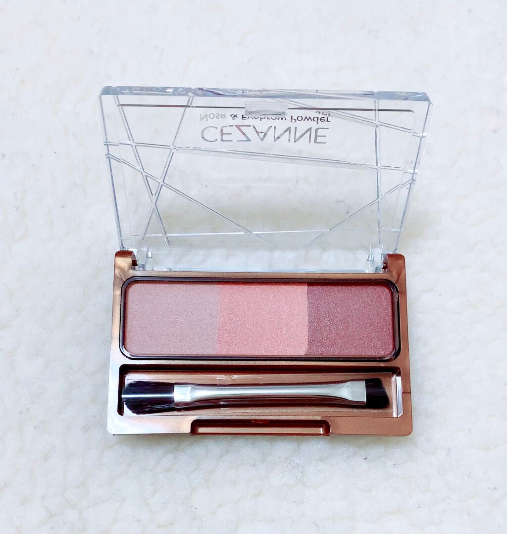 ノーズ&アイブロウパウダー/CEZANNE/パウダーアイブロウを使ったクチコミ(2枚目)