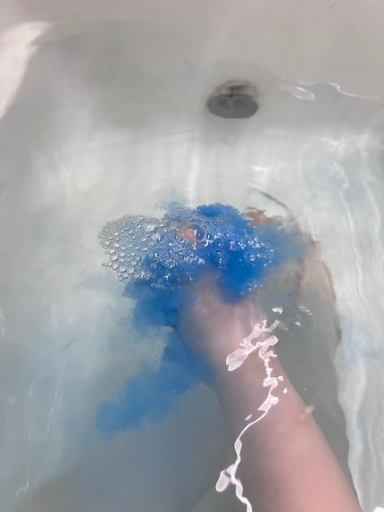 空想バスルーム グッドナイト流星群/charley/無機塩系入浴剤を使ったクチコミ(4枚目)