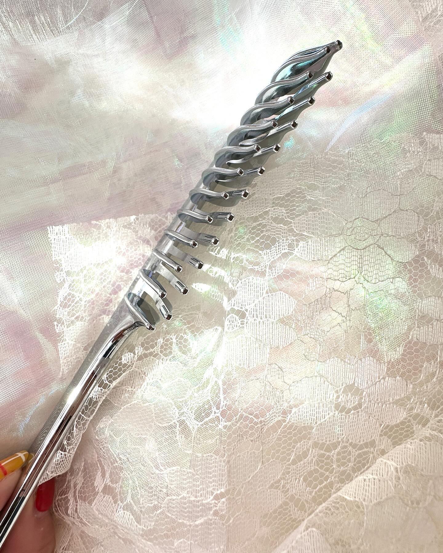 フラットヘア  デタングルコーム/SHOBIDO/ヘアコームを使ったクチコミ（2枚目）