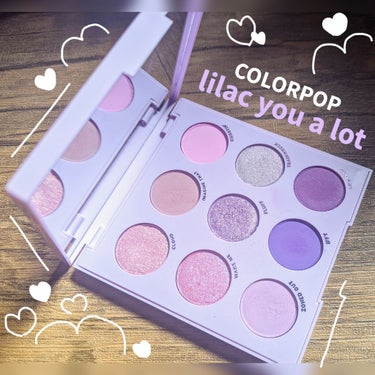 Lilac You A Lot Shadow Palette/ColourPop/アイシャドウパレットを使ったクチコミ（1枚目）