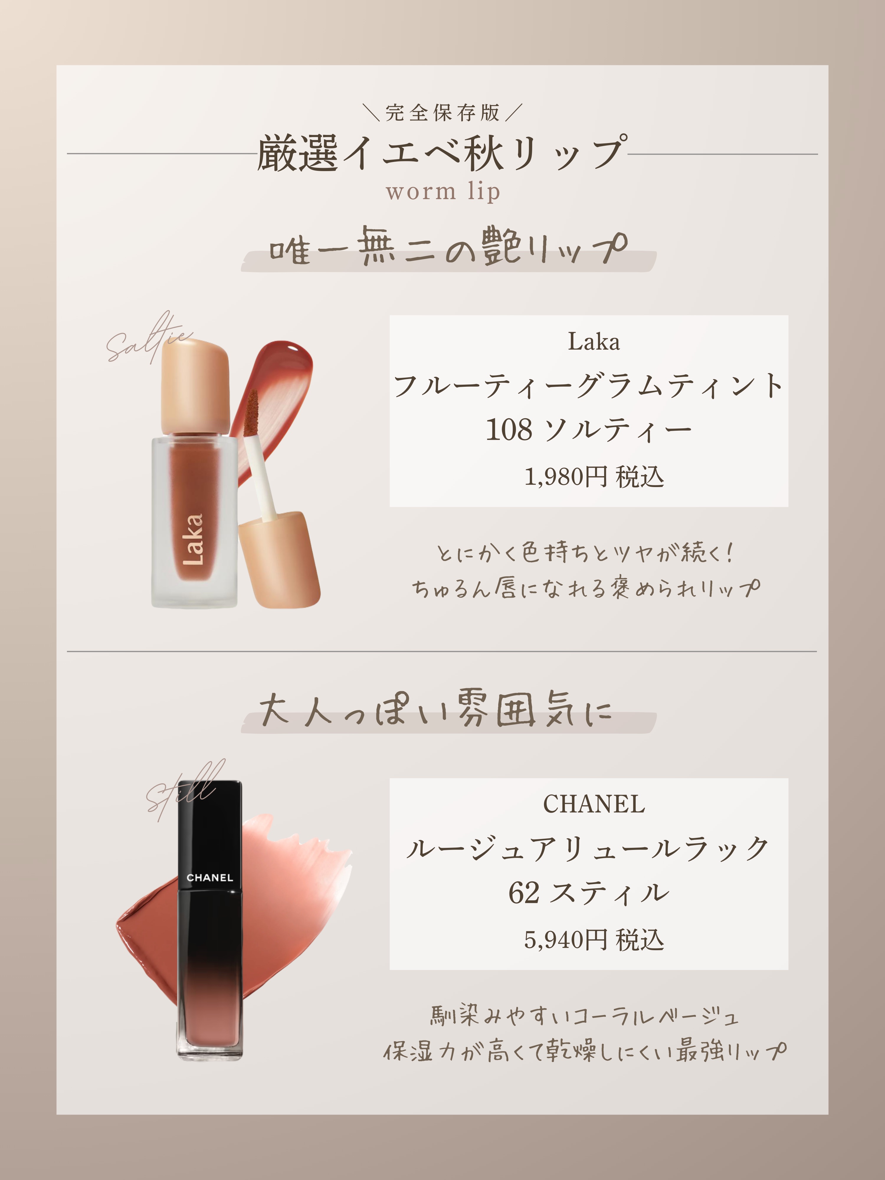 ジューシーラスティングティント/rom&nd/リップティントを使ったクチコミ（2枚目）