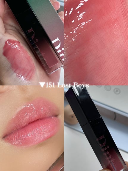 ディープキスド プランピング リップエナメル/Dinto/リップグロスを使ったクチコミ(3枚目)
