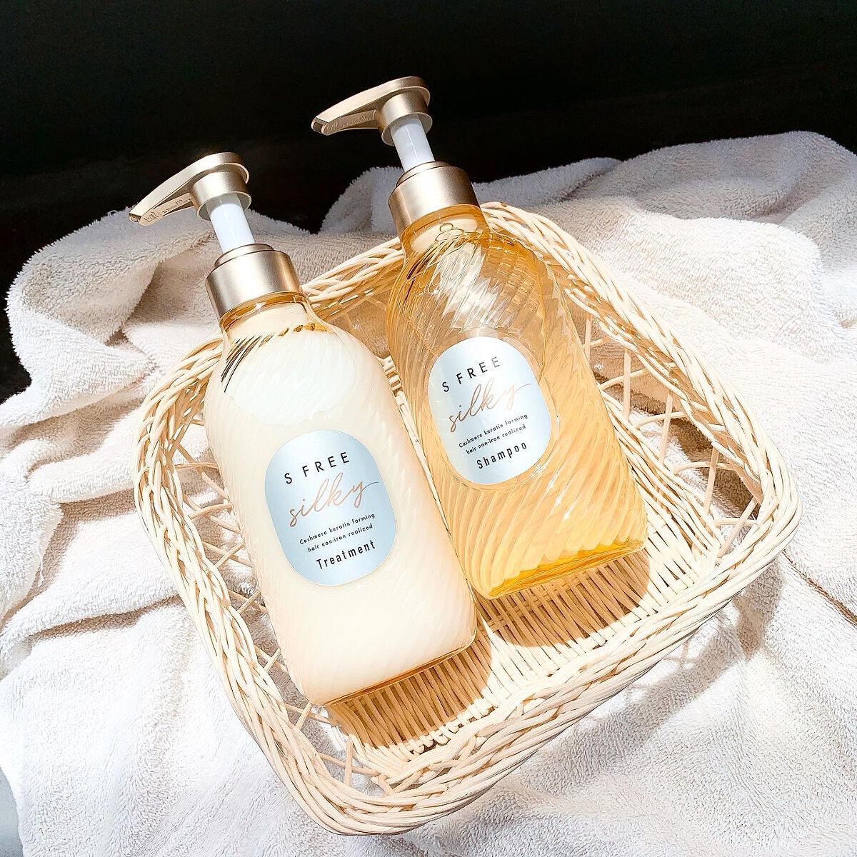 シャンプー シルキースムース／トリートメント シルキースムース /S FREE/市販シャンプーを使ったクチコミ（1枚目）