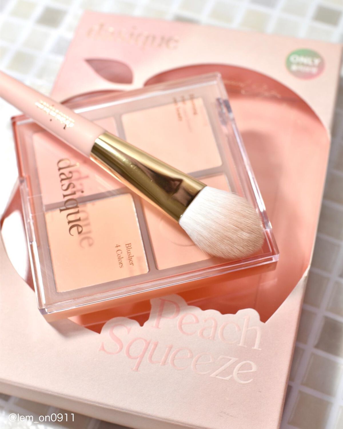 ブレンディングムードチーク/dasique/パウダーチークを使ったクチコミ(5枚目)