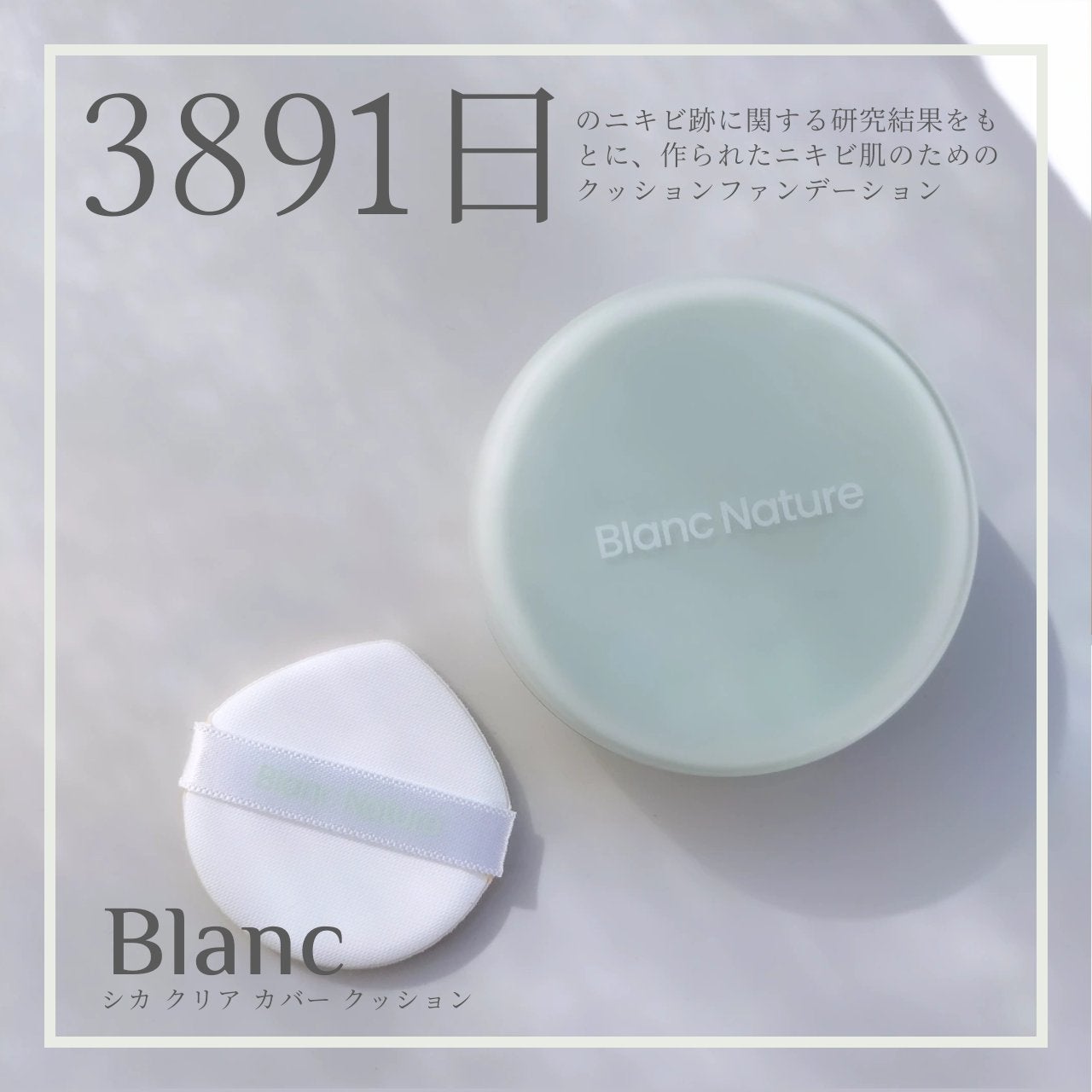 シカ クリア カバー クッション/ブラン/クッションファンデーションを使ったクチコミ(1枚目)