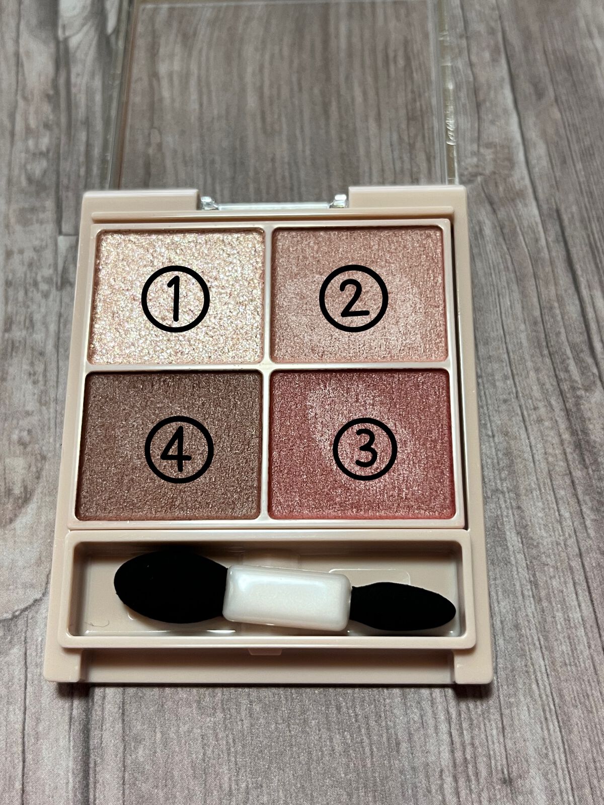 シルキースフレアイズ(マットタイプ)/キャンメイク/アイシャドウパレットを使ったクチコミ(2枚目)