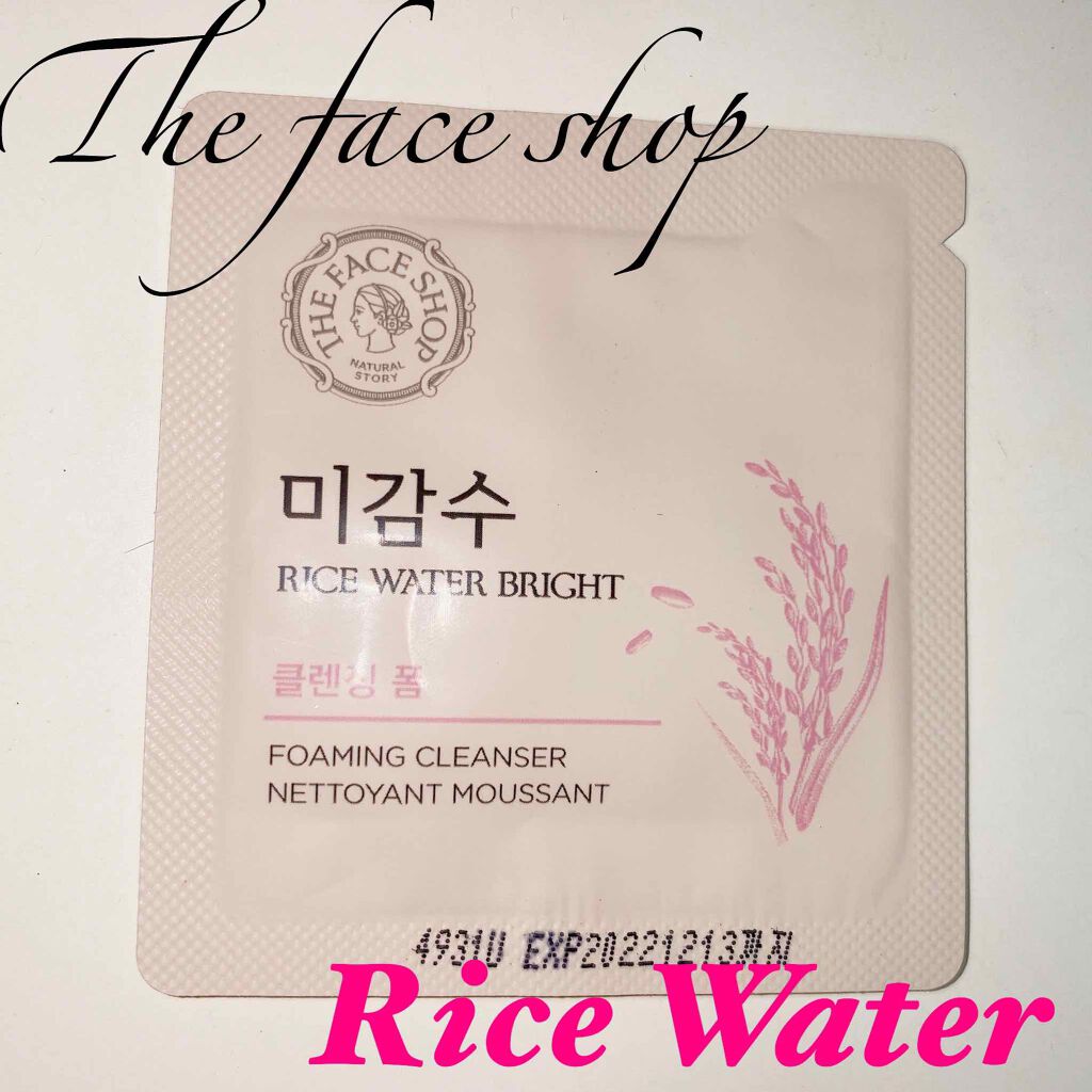 ライスウォーターブライト クレンジングウォーター/THE FACE SHOP/洗顔フォームを使ったクチコミ（1枚目）