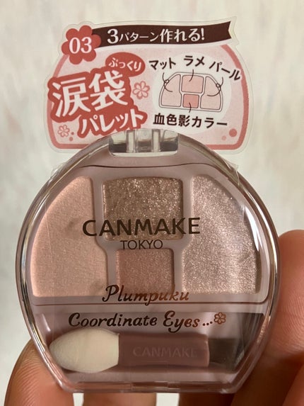 プランぷくコーデアイズ/キャンメイク/パウダーアイシャドウを使ったクチコミ(4枚目)