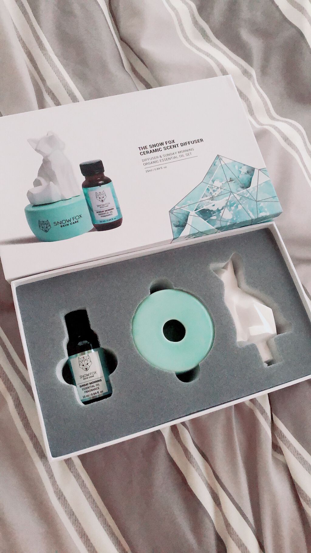 アロマ ディフューザー ＆ エッセンシャル オイル セット/SNOW FOX SKINCARE/その他キットセットを使ったクチコミ（1枚目）