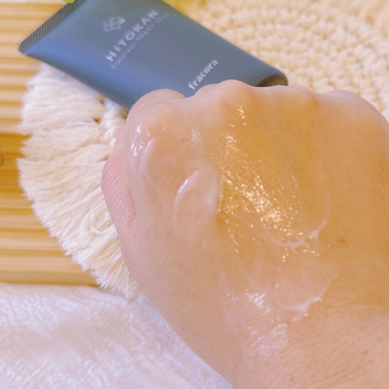 HITOKAN タイムレスリペアワンGR/fracora/オールインワン化粧品を使ったクチコミ(3枚目)