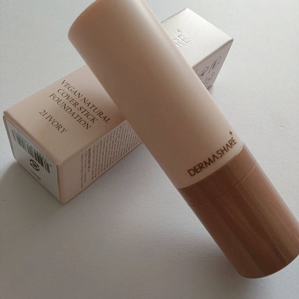 ヴィーガンナチュラルカバースティックファンデーション/DERMASHARE/その他ファンデーションを使ったクチコミ(1枚目)