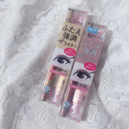 描くふたえアイライナー/CEZANNE/リキッドアイライナーを使ったクチコミ(2枚目)