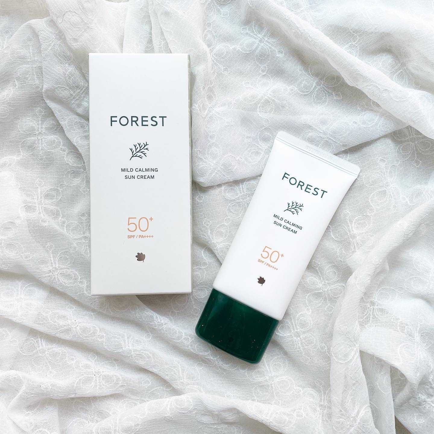 フォレスト マイルドカーミングサンクリーム/FoRest by Greenfinger/日焼け止めクリームを使ったクチコミ（1枚目）