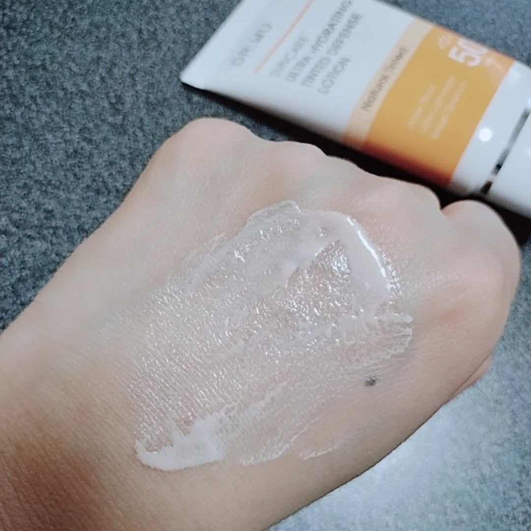 サンスクリーン+モイスト(色付き)<日焼け止め>/DR.WU/日焼け止めローションを使ったクチコミ(5枚目)