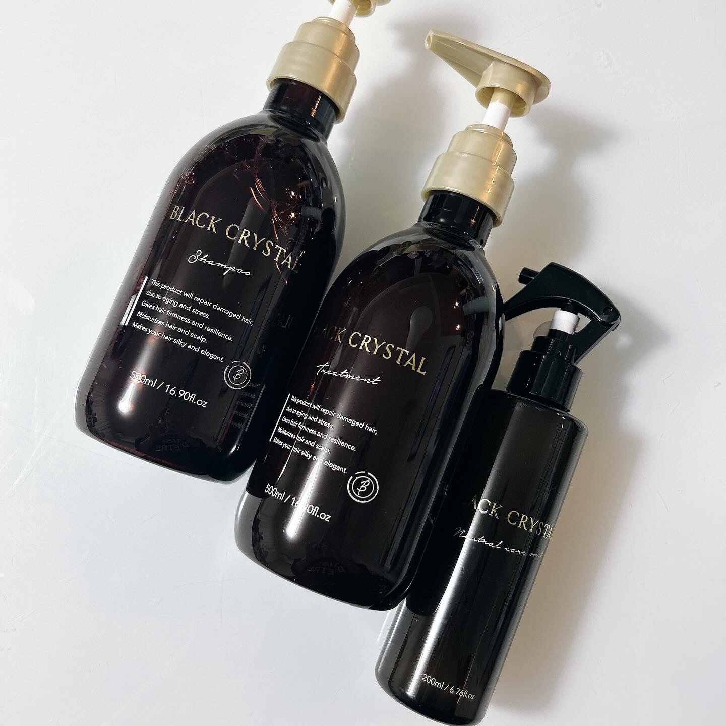 ニュートラルケアミスト/BLACK CRYSTAL/アウトバストリートメントを使ったクチコミ（1枚目）