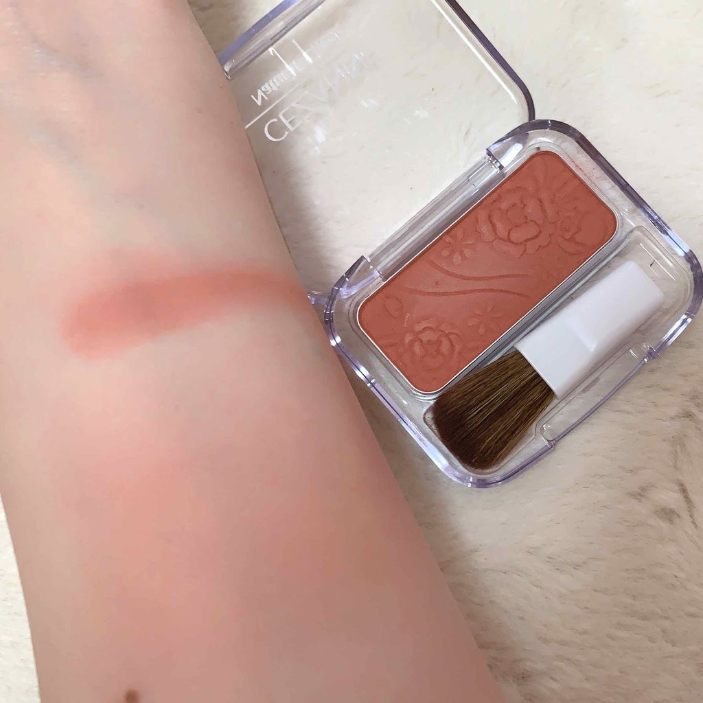 ナチュラル チークN/CEZANNE/パウダーチークを使ったクチコミ（3枚目）