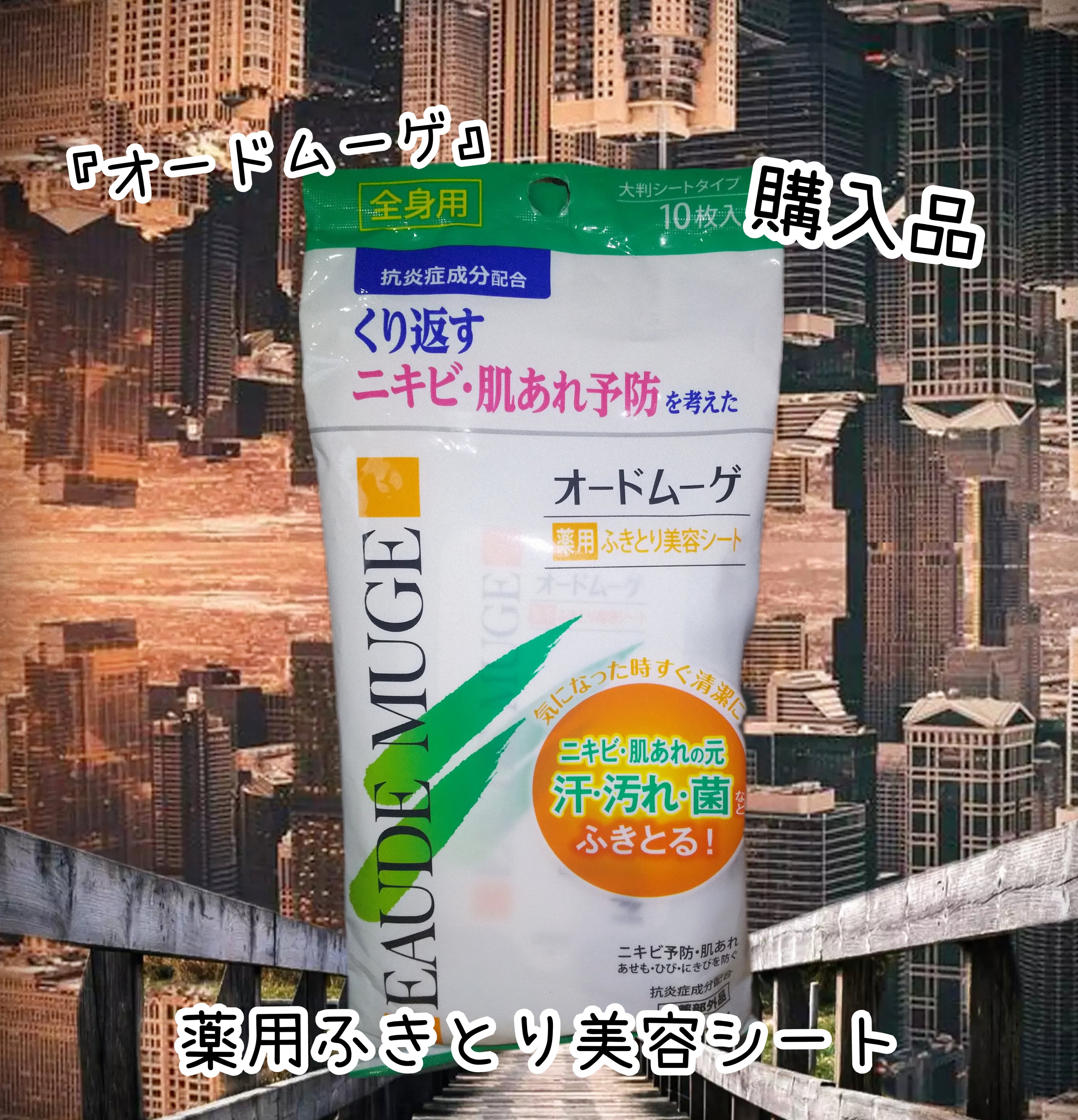 薬用ふきとり美容シート/オードムーゲ/拭き取り化粧水を使ったクチコミ（1枚目）