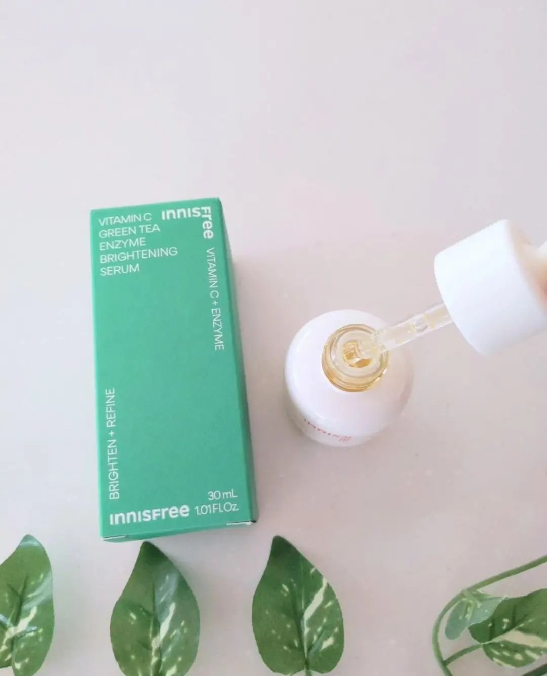 ビタC　グリーンティーエンザイム　ブライト　セラム/innisfree/美容液を使ったクチコミ（2枚目）