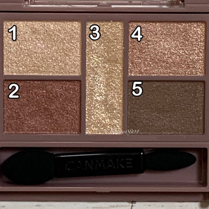 パーフェクトスタイリストアイズ/キャンメイク/アイシャドウパレットを使ったクチコミ(2枚目)