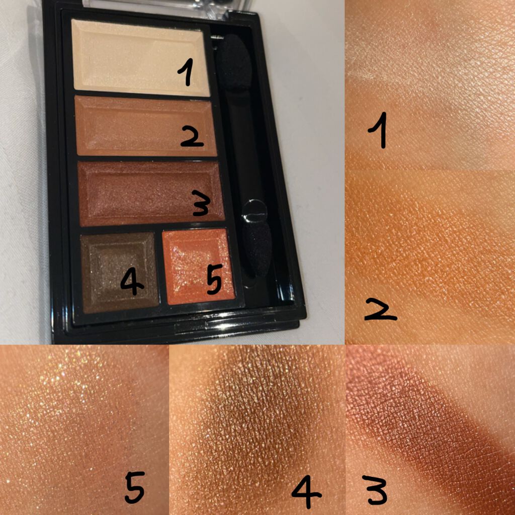 ショコラスウィート アイズ ソフトマット 101 ビターシナモンショコラ/リンメル ロンドン/アイシャドウパレットを使ったクチコミ（3枚目）